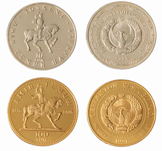 Gold coin bank uzbekistan